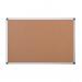 Bi-Office Maya Cork Noticeboard Double Sided Aluminium Frame 900x900mm - CA413750 68622BS