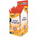 Bic Cristal Ballpoint Pen 1.0mm Tip 0.32mm Line Red (Pack 50) - 8373612 68639BC