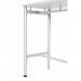 Bi-Office Desk with Magnetic Laquered Steel Whiteboard 1200x900mm Silver - SD162606 68657BS