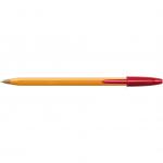 Bic Orange Ballpoint Pen 0.8mm Tip 0.30mm Line Red (Pack 20) - 1199110112 68702BC