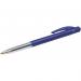 Bic M10 Clic Retractable Ballpoint Pen 1mm Tip 0.32mm Line Blue (Pack 50) - 1199190121 68730BC