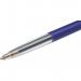 Bic M10 Clic Retractable Ballpoint Pen 1mm Tip 0.32mm Line Blue (Pack 50) - 1199190121 68730BC