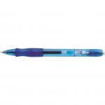 Bic Gel-ocity Grip Retractable Gel Rollerball Pen 0.7mm Tip 0.3mm Line Blue (Pack 12) - 829158 68772BC