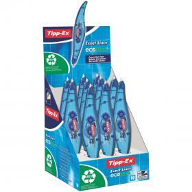 Tipp-Ex Ecolutions Exact Liner Correction Tape Roller 5mmx6m White (Pack 10) - 8104755 68800BC
