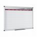 Bi-Office Weekly Magnetic Whiteboard Planner Aluminium Frame 600x450mm - GA0233170 68867BS