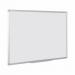 Bi-Office Earth-It Non Magnetic Melamine Whiteboard Aluminium Frame 900x600mm - MA0300790 68881BS