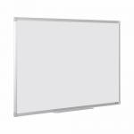 Bi-Office Earth-It Non Magnetic Melamine Whiteboard Aluminium Frame 2400x1200mm - MA2100790 68895BS