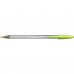 Bic Cristal Fun Ballpoint Pen 1.6mm Tip 0.42mm Line Lime Green (Pack 20) - 927885 68975BC