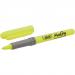 Bic Grip Highlighter Pen Chisel Tip 1.6-3.3mm Line Yellow (Pack 12) - 811935 68989BC