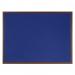 Bi-Office Earth-It Blue Felt Noticeboard Cherry Wood Frame 1200x900mm - FB1443653 68993BS