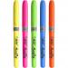 Bic Grip Highlighter Pen Chisel Tip 1.6-3.3mm Line Assorted Colours (Pack 5) - 824758 68996BC