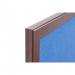 Bi-Office Earth-It Blue Felt Noticeboard Cherry Wood Frame 2400x1200mm - FB8643653 69007BS