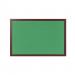 Bi-Office Earth-It Green Felt Noticeboard Cherry Wood Frame 1800x1200mm - FB8544653 69028BS