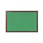 Bi-Office Earth-It Green Felt Noticeboard Cherry Wood Frame 2400x1200mm - FB8644653 69035BS