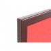 Bi-Office Earth-It Red Felt Noticeboard Cherry Wood Frame 600x900mm - FB0746653 69042BS