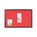 Bi-Office Earth-It Red Felt Noticeboard Cherry Wood Frame 600x900mm - FB0746653 69042BS