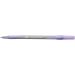 Bic Round Stic Grip Ballpoint Pen 1mm Tip 0.32mm Line Purple (Pack 40) - 920412 69059BC