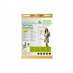 Bi-Office Earth-It Recycled Flipchart Pad Self Stick A1 30 Sheets (Pack 2) - FL1217507 69070BS