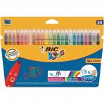 Bic Kids Couleur Felt Tip Colouring Pen Assorted Colours (Pack 24) - 841800 69220BC