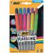 BIC Marking Colour Collection Permanent Marker Bullet Tip 0.8mm Line Assorted Colours (Pack 12) - 943163 69262BC