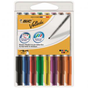 Bic Velleda 1741 Whiteboard Marker Bullet Tip 1.4mm Line Assorted