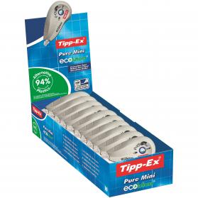 Tipp-Ex Pure ECO Mini Correction Tape Roller 5mmx6m White (Pack 10) - 918466 69395BC