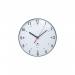 Alba Quartz Magnetic Wall Clock 250mm Diameter Black - HORCLASMAG 69453AL