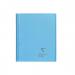 Koverbook Wirebound 170x220mm PP Cover 160p Blue PK5 69504EX