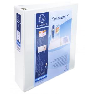 Exacompta Kreacover Presentation Ring Binder Polypropylene 90mm Spine