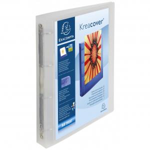 Exacompta Kreacover Ring Binder Polypropylene 4 O-Ring A4 Maxi 30mm