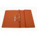 Exacompta Pocket Spring File Manilla Foolscap 285gsm Orange (Pack 25) - TPFM-ORGZ 69588EX
