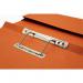 Exacompta Pocket Spring File Manilla Foolscap 285gsm Orange (Pack 25) - TPFM-ORGZ 69588EX
