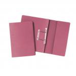 Exacompta Pocket Spring File Manilla Foolscap 285gsm Pink (Pack 25) - TPFM-PNKZ 69595EX