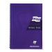 Clairefontaine Europa A4 Wirebound Card Cover Notebook Ruled 180 Pages Purple (Pack 5) - 5803Z 69623EX