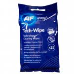 AF Tech-Wipe Cleaning Wipes (Pack 25) 30005379.0001EA 69696AF