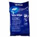 The image displays a pack of 25 AF International Computer Cleaning AF TechWipe Cleaning Wipes The wipes are neatly arranged in the packaging showing a clean and professional appearance The packaging features the AF International logo and branding with a description of the product The wipes themselves are rectangular in shape and white in color with a smooth texture Each wipe is individually sealed for freshness and convenience The packaging also includes instructions for use and warnings ensuring safe and effective cleaning With its handy size and quality design this pack of AF TechWipe Cleaning Wipes is a musthave for anyone looking to keep their computer equipment clean and wellmaintained
