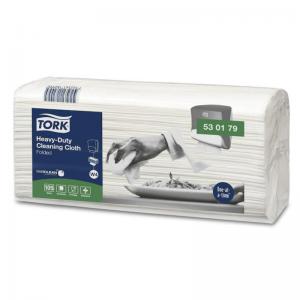 Tork Cleaning Cloth Heavy-Duty Folded 105 Sheets Pack 4 - 530179