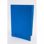 Europa Square Cut Folder Pressboard A4 265gsm Blue (Pack 50) - 4825Z 69868EX