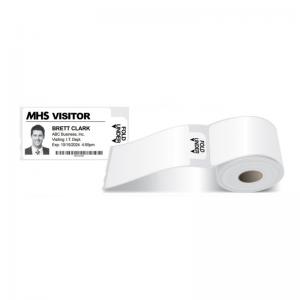 Avery Self-Adhesive Visitor Paper Badges with Time-Expiring Tabs Pack