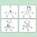 Leitz Ergo Sitting Stool with Wheels and Comfort Seat Black - 65780095 69943AC