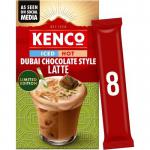 Kenco Dubai Chocolate Latte Instant IcedHot Coffee Sachets 19.5g (Pack of 8) - 4008370 70118JD