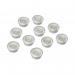 Nobo Extra Strong Glass Whiteboard Magnets 32mm Clear (Pack of 10) - 1903854 70146AC