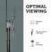Fellowes Mobile Adjustable Tilt TV Stand for up to 50kg 70in TVs - 100136877 70167FE