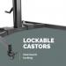 Fellowes Mobile Adjustable Tilt TV Stand for up to 50kg 70in TVs - 100136877 70167FE