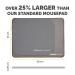 Fellowes Breyta XL Recycled Antibacterial Mousepad Grey - 100139316 70181FE