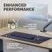 Fellowes Breyta Recycled Desk Mat Black - 100139320 70195FE