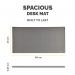 Fellowes Breyta Recycled Desk Mat Grey - 100139321 70202FE
