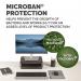 Fellowes Breyta XL Mousepad Recycled and Recyclable Antibacterial Wrist Rest Grey - 100142561 70321FE