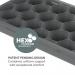 Fellowes Breyta XL Mousepad Recycled and Recyclable Antibacterial Wrist Rest Grey - 100142561 70321FE