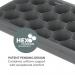 Fellowes Breyta Recyclable Antibacterial Palm Wrist Rest Grey - 100142566 70342FE